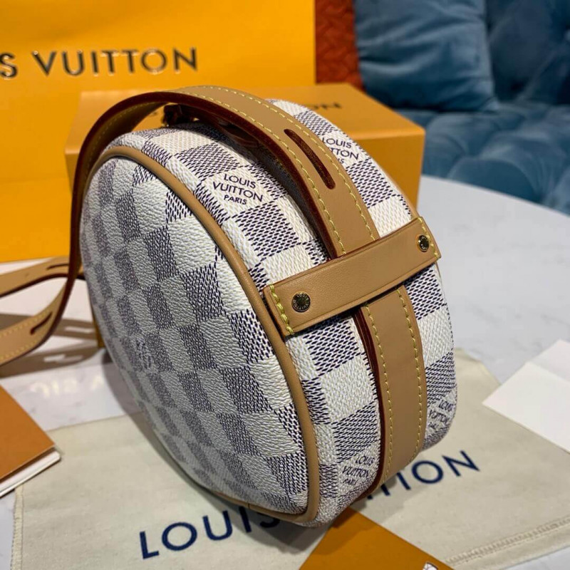 Replica Louis Vuitton Damier Azur Boite Chapeau Souple Pm N40333 - Image 3