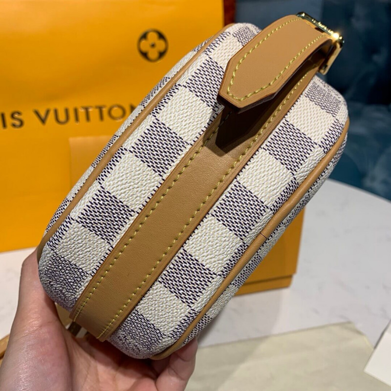Replica Louis Vuitton Damier Azur Boite Chapeau Souple Pm N40333 - Image 4