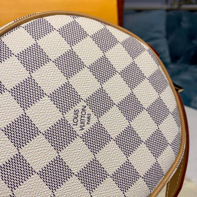 Replica Louis Vuitton Damier Azur Boite Chapeau Souple Pm N40333 - Image 6