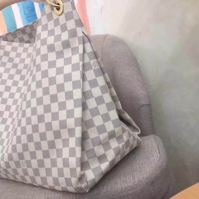Replica Louis Vuitton Damier Azur Canvas Artsy Gm N41173 - Image 4