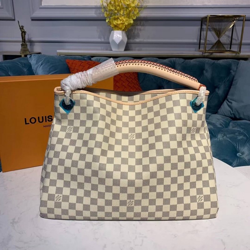 Replica Louis Vuitton Damier Azur Canvas Artsy Mm N40253 - Image 4