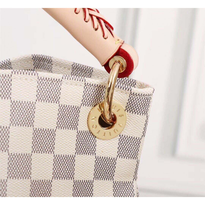 Replica Louis Vuitton Damier Azur Canvas Artsy Mm N41174 - Image 4