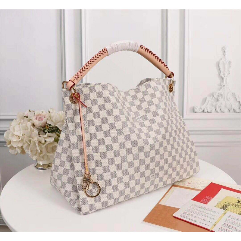 Replica Louis Vuitton Damier Azur Canvas Artsy Mm N41174 - Image 5