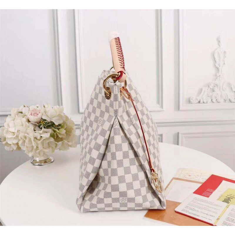 Replica Louis Vuitton Damier Azur Canvas Artsy Mm N41174 - Image 7