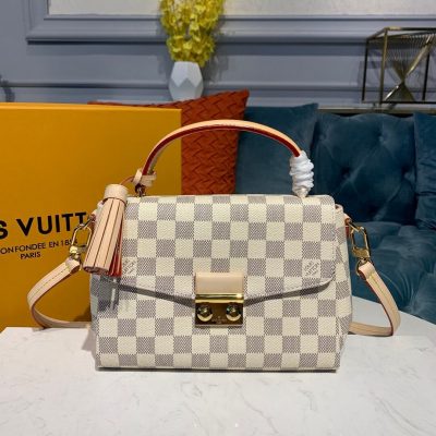 Alternative view of Replica Louis Vuitton Damier Azur Canvas Croisette N41581