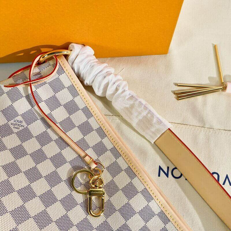 Replica Louis Vuitton Damier Azur Canvas Delightful Mm N41448 - Image 5