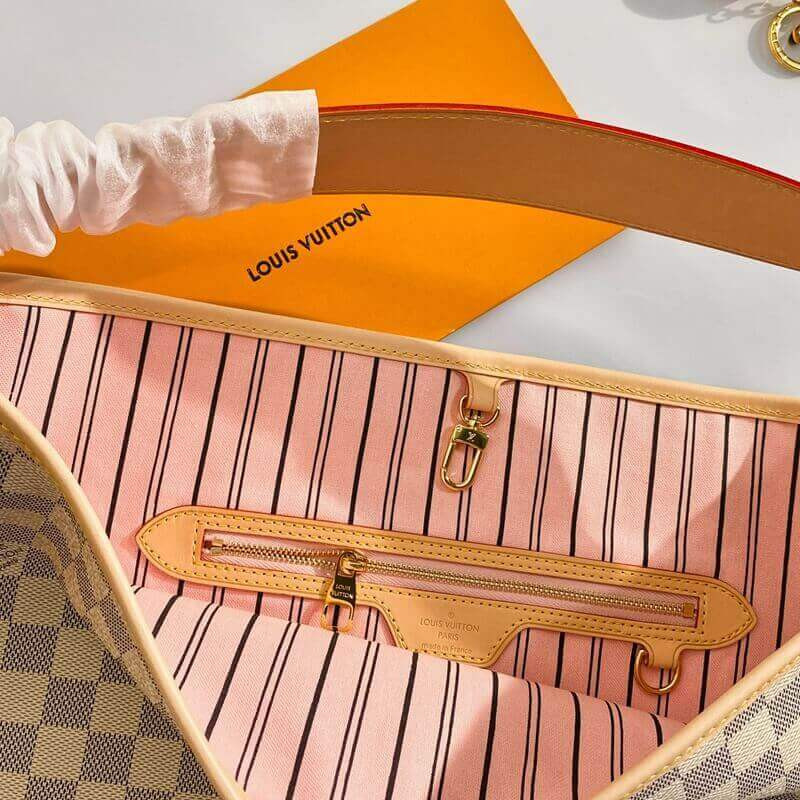 Replica Louis Vuitton Damier Azur Canvas Delightful Mm N41448 - Image 7
