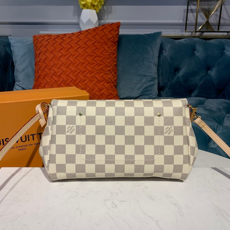 Replica Louis Vuitton Damier Azur Canvas Favorite Mm N41275 - Image 4