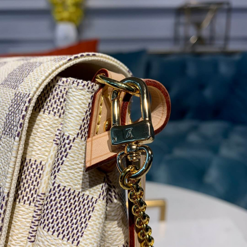 Replica Louis Vuitton Damier Azur Canvas Favorite Mm N41275 - Image 7