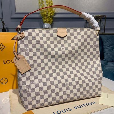 Alternative view of Replica Louis Vuitton Damier Azur Canvas Graceful Mm N42232