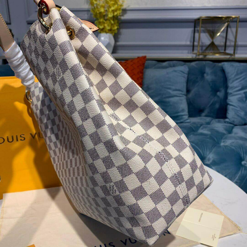Replica Louis Vuitton Damier Azur Canvas Graceful Mm N42232 - Image 4