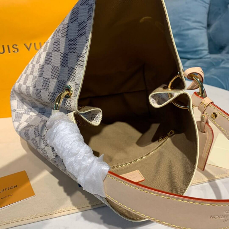 Replica Louis Vuitton Damier Azur Canvas Graceful Pm N42248 - Image 11