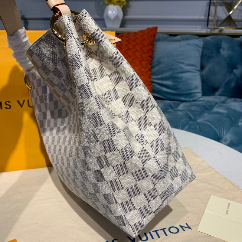 Replica Louis Vuitton Damier Azur Canvas Graceful Pm N42248 - Image 5