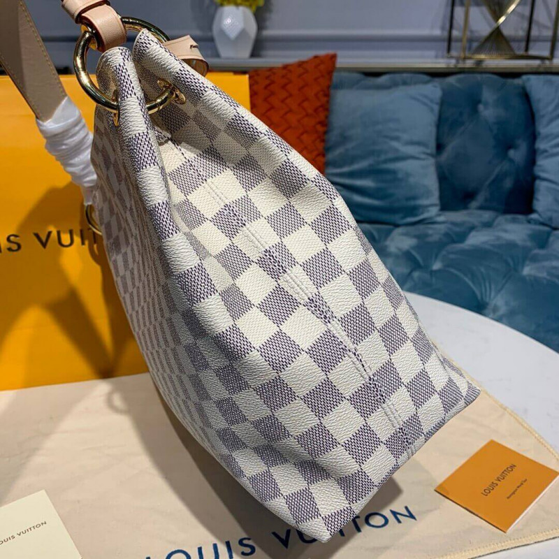 Replica Louis Vuitton Damier Azur Canvas Graceful Pm N42249 - Image 5