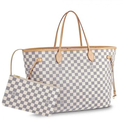 Replica Louis Vuitton Damier Azur Canvas Neverfull Gm N41360