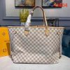 Best Replicas Bags - Louis Vuitton Damier Azur Canvas Neverfull GM N41604 Pink Top Quality Louis Vuitton LV Replica Bags On Sales