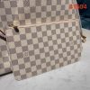 Best Replicas Bags - Louis Vuitton Damier Azur Canvas Neverfull GM N41604 Pink Top Quality Louis Vuitton LV Replica Bags On Sales