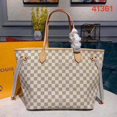 Alternative view of Replica Louis Vuitton Damier Azur Canvas Neverfull Mm N41361
