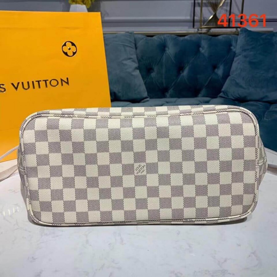 Replica Louis Vuitton Damier Azur Canvas Neverfull Mm N41361 - Image 5