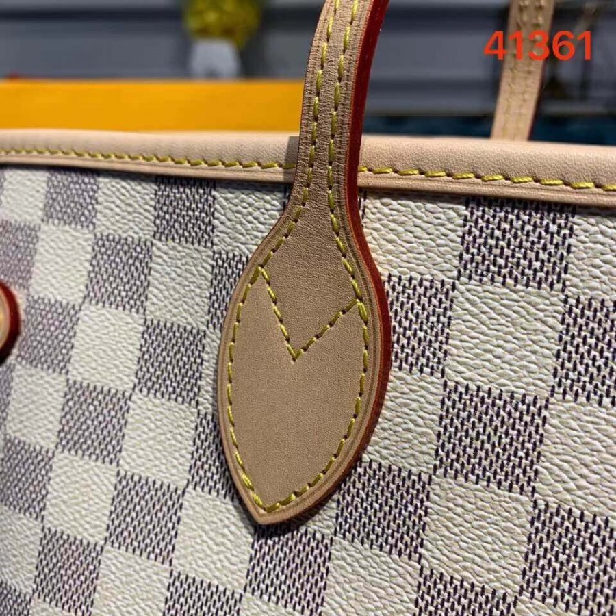 Replica Louis Vuitton Damier Azur Canvas Neverfull Mm N41361 - Image 7
