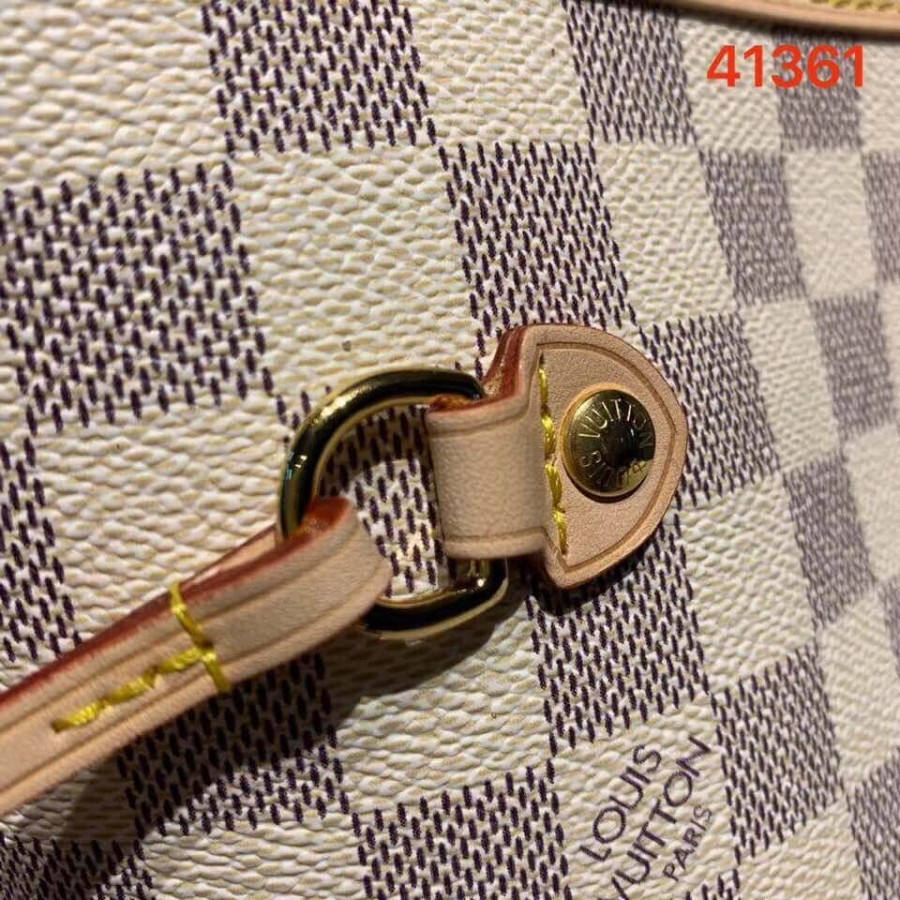 Replica Louis Vuitton Damier Azur Canvas Neverfull Mm N41361 - Image 8
