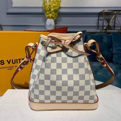 Alternative view of Replica Louis Vuitton Damier Azur Canvas Noe Bb N41220