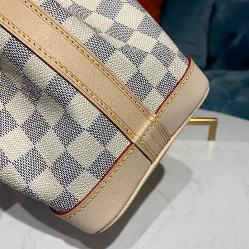 Replica Louis Vuitton Damier Azur Canvas Noe Bb N41220 - Image 6
