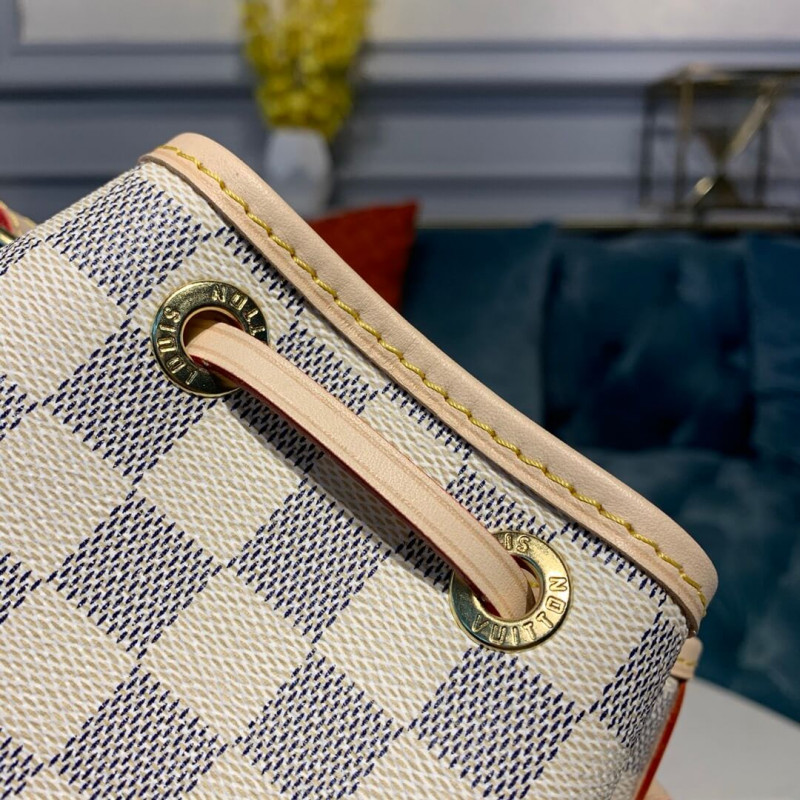 Replica Louis Vuitton Damier Azur Canvas Noe Bb N41220 - Image 7
