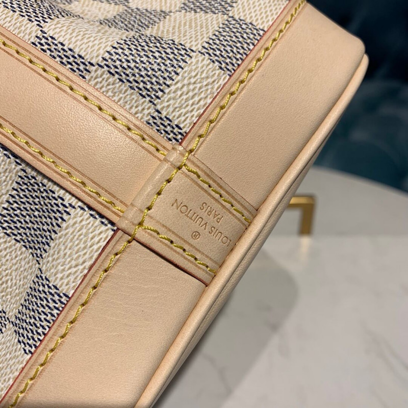 Replica Louis Vuitton Damier Azur Canvas Noe Bb N41220 - Image 9