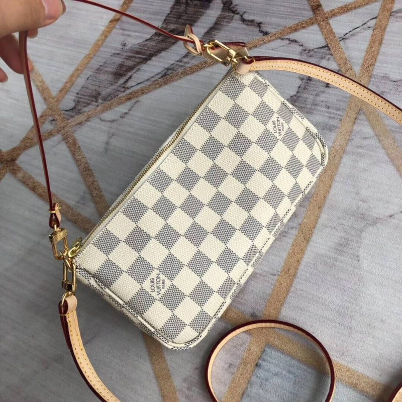 Replica Louis Vuitton Damier Azur Canvas Pochette Accessoires N41207/N51986 - Image 9