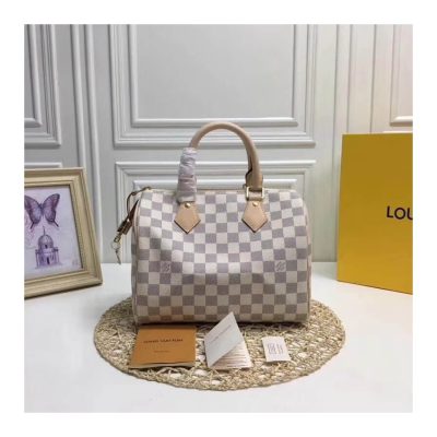 Alternative view of Replica Louis Vuitton Damier Azur Canvas Speedy 25 N41371