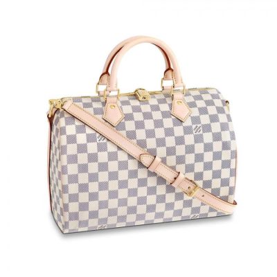 Replica Louis Vuitton Damier Azur Canvas Speedy Bandouliere 30 N41373