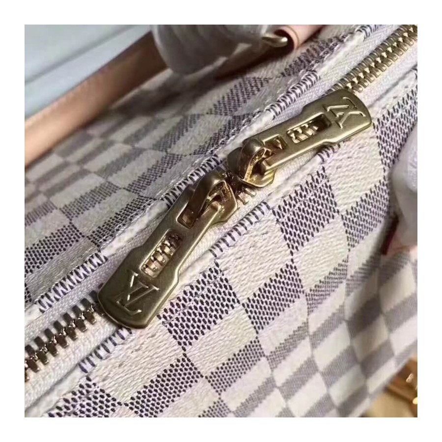 Replica Louis Vuitton Damier Azur Canvas Speedy Bandouliere 30 N41373 - Image 6
