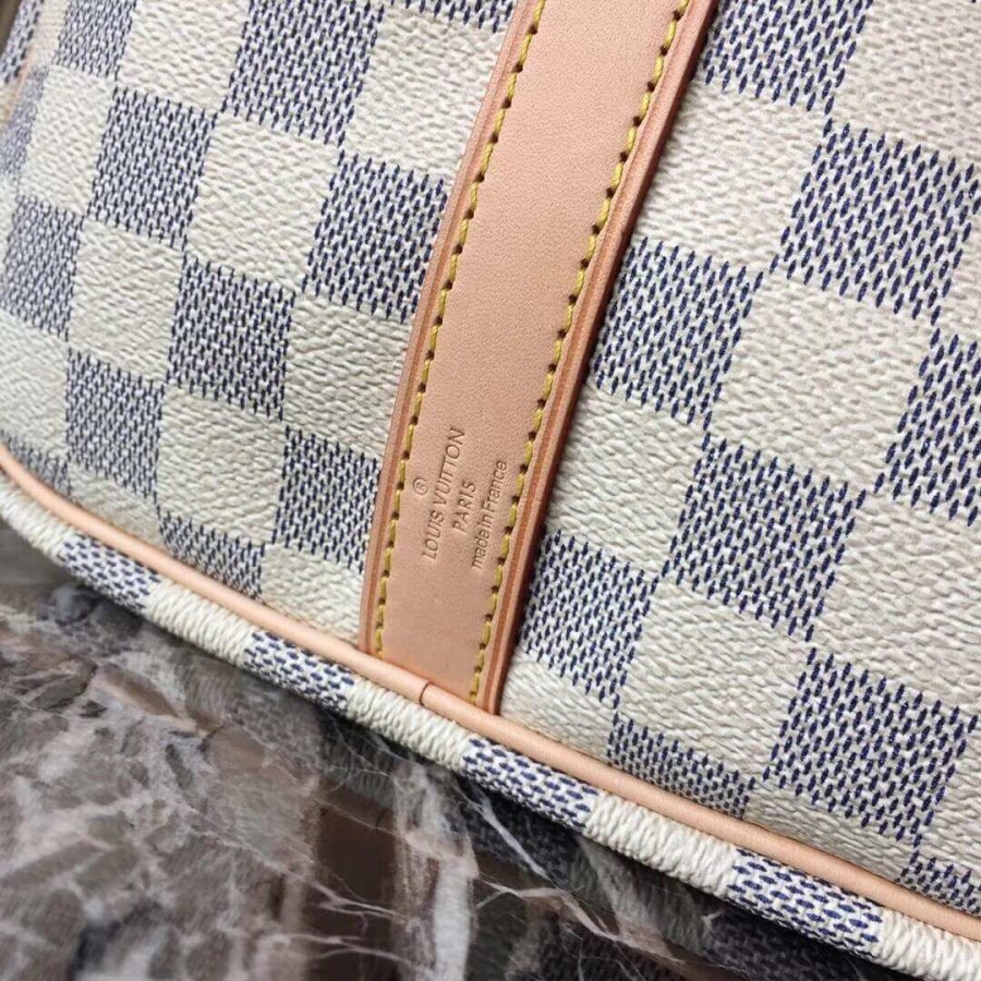 Replica Louis Vuitton Damier Azur Canvas Speedy Bandouliere 35 N41372 - Image 6