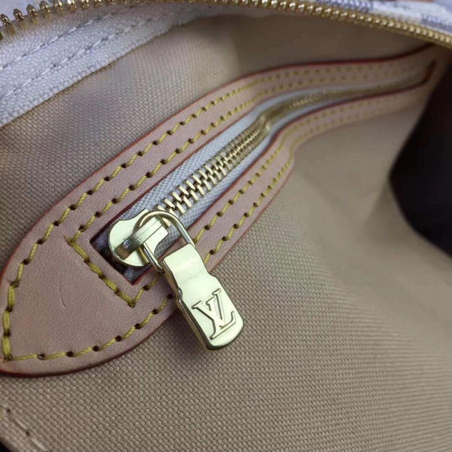 Replica Louis Vuitton Damier Azur Canvas Speedy Bandouliere 35 N41372 - Image 9