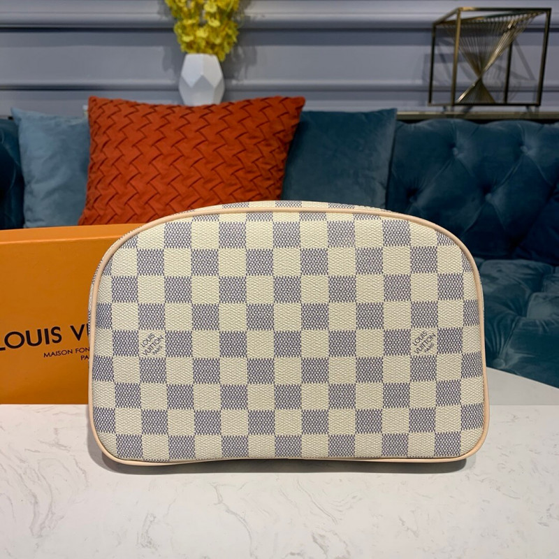 Replica Louis Vuitton Damier Azur Canvas Toiletry Bag 25 N41420 - Image 2