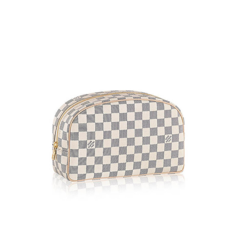 Replica Louis Vuitton Damier Azur Canvas Toiletry Bag 25 N41420