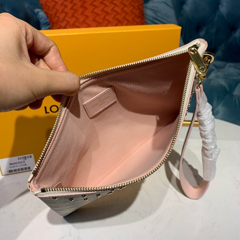 Replica Louis Vuitton Damier Azur Canvas Zipped Pochette N67500 - Image 9