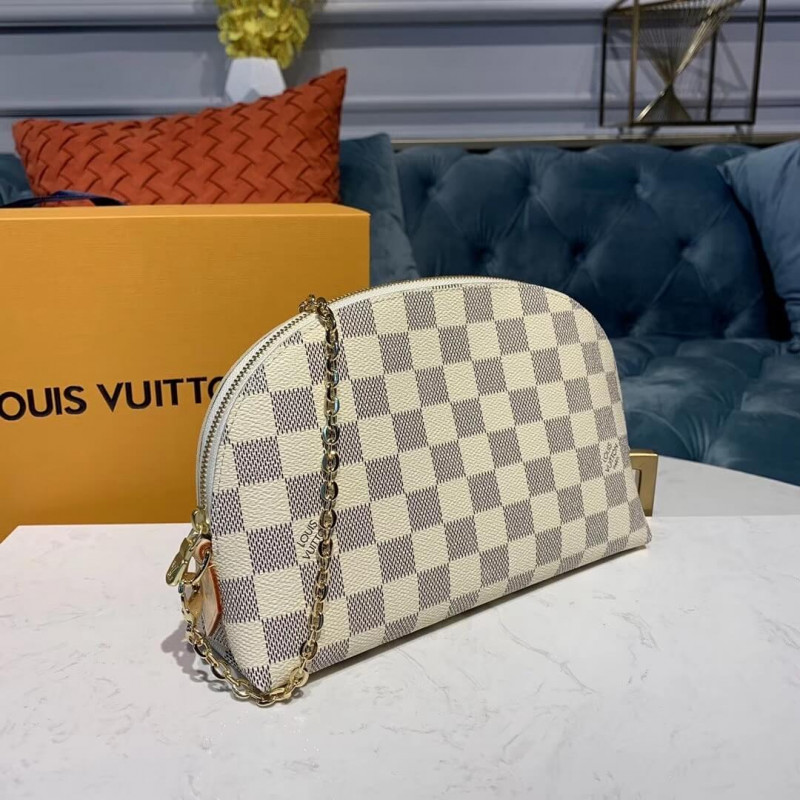 Replica Louis Vuitton Damier Azur Cosmetic Pouch Gm M47353 - Image 2