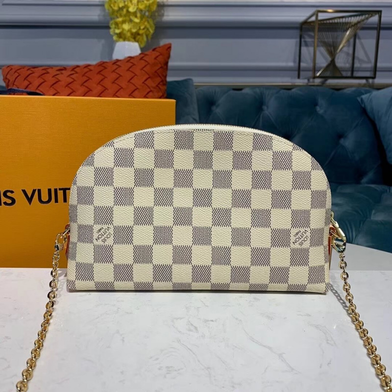Replica Louis Vuitton Damier Azur Cosmetic Pouch Gm M47353 - Image 3