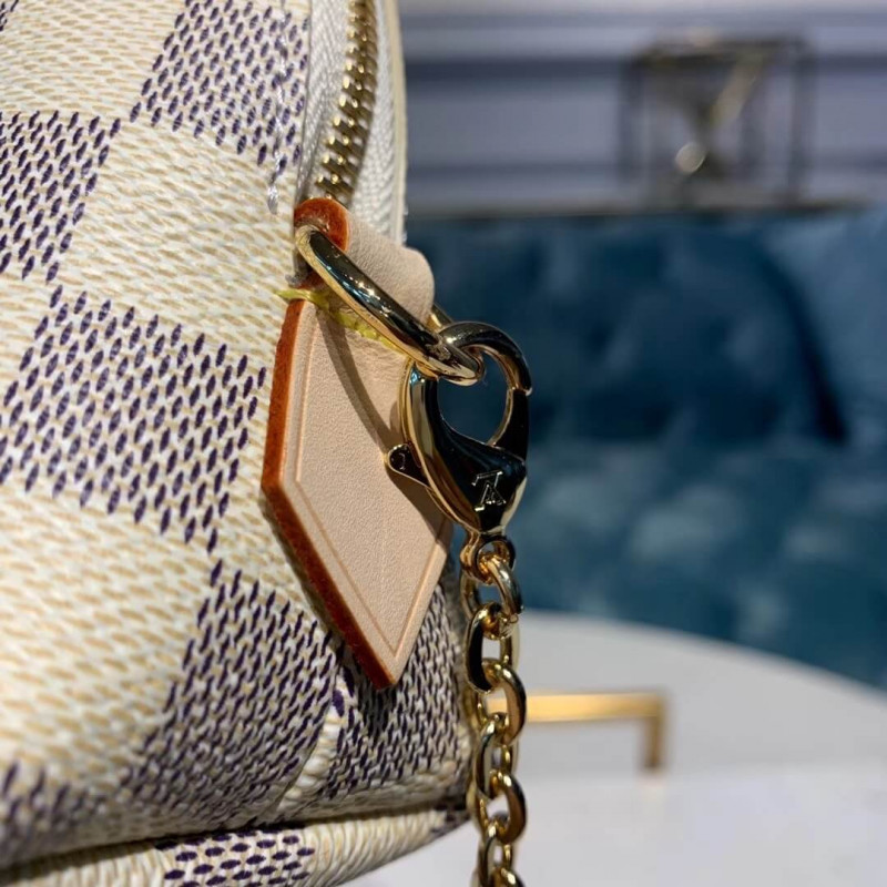 Replica Louis Vuitton Damier Azur Cosmetic Pouch Gm M47353 - Image 4