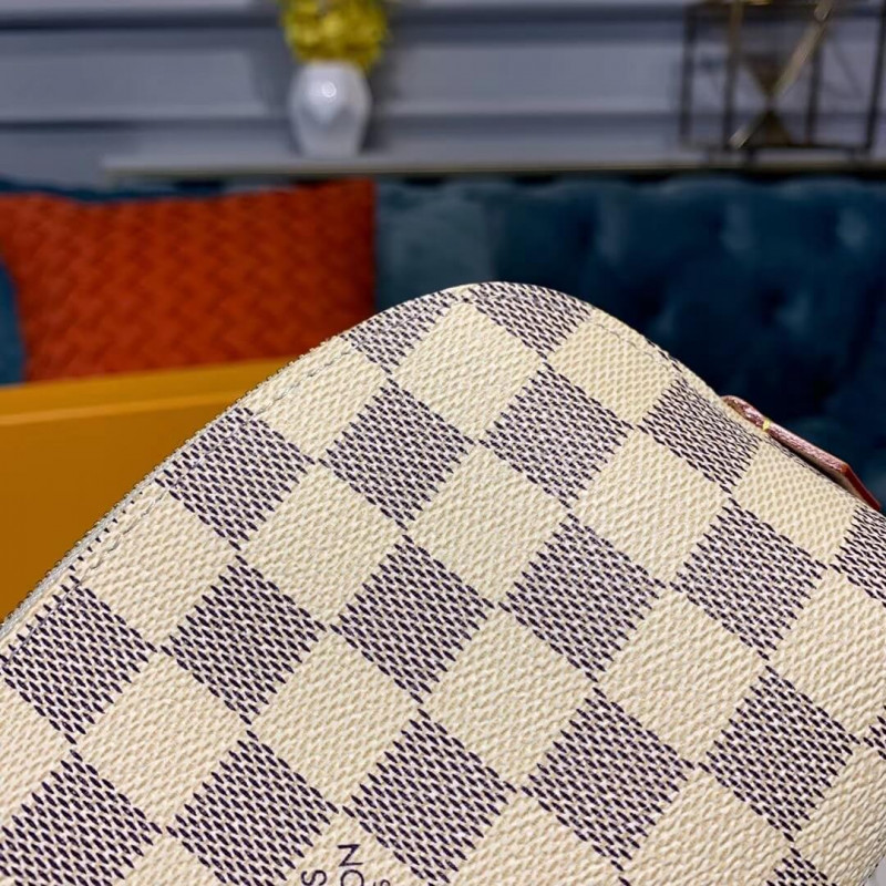 Replica Louis Vuitton Damier Azur Cosmetic Pouch N60024 - Image 6