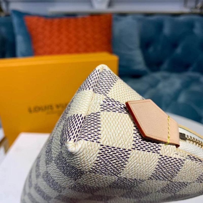Replica Louis Vuitton Damier Azur Cosmetic Pouch N60024 - Image 7