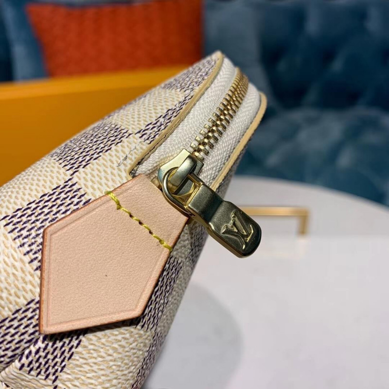 Replica Louis Vuitton Damier Azur Cosmetic Pouch N60024 - Image 8