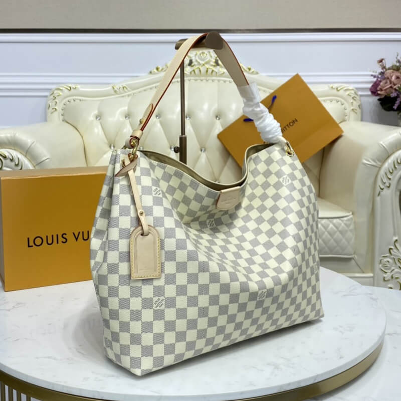 Replica Louis Vuitton Damier Azur Graceful Mm N42232 N42233 - Image 4