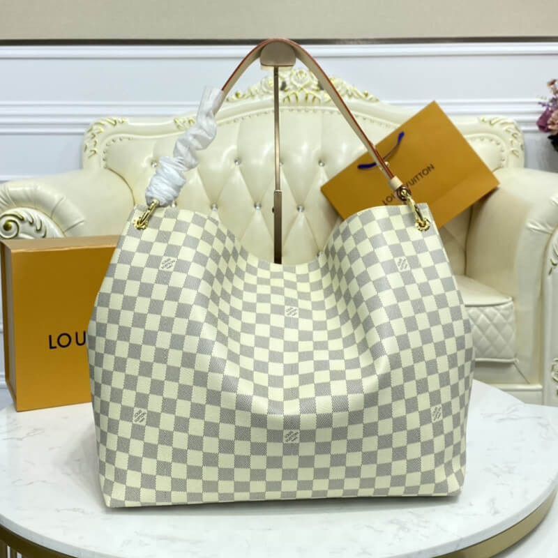 Replica Louis Vuitton Damier Azur Graceful Mm N42232 N42233 - Image 5