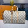 Best Replicas Bags - Louis Vuitton Damier Azur Keepall Bandouliere 45 N41430 Best Louis Vuitton LV Replica Bags On Sales