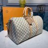 Best Replicas Bags - Louis Vuitton Damier Azur Keepall Bandouliere 45 N41430 Best Louis Vuitton LV Replica Bags On Sales