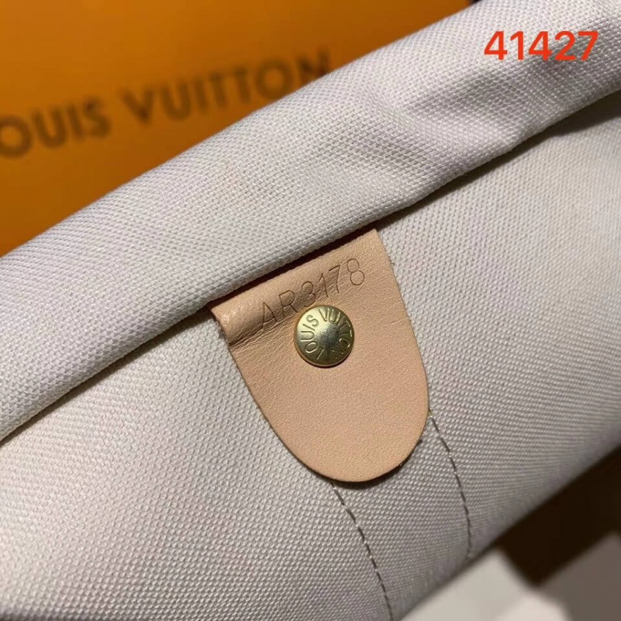 Replica Louis Vuitton Damier Azur Keepall Bandouliere 50 N41427 - Image 12