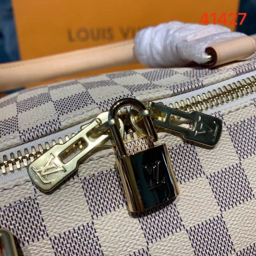 Replica Louis Vuitton Damier Azur Keepall Bandouliere 50 N41427 - Image 10